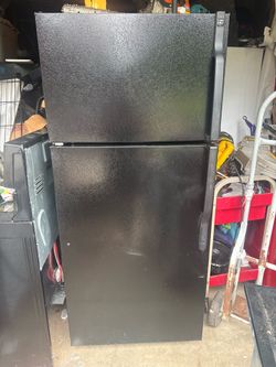 Black refrigerator