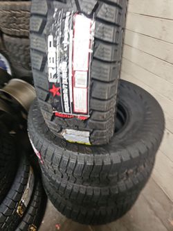 New set of tires rbp all terrain 285 75 16 lt