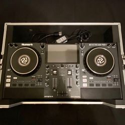 Numark Mixstream Pro+ Standalone Streaming DJ Controller + Flight Case + Decksaver