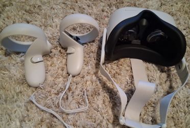 VR headset and controllers