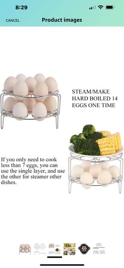 Stackable Egg Steamer Rack Trivet for Instant Pot Accessories