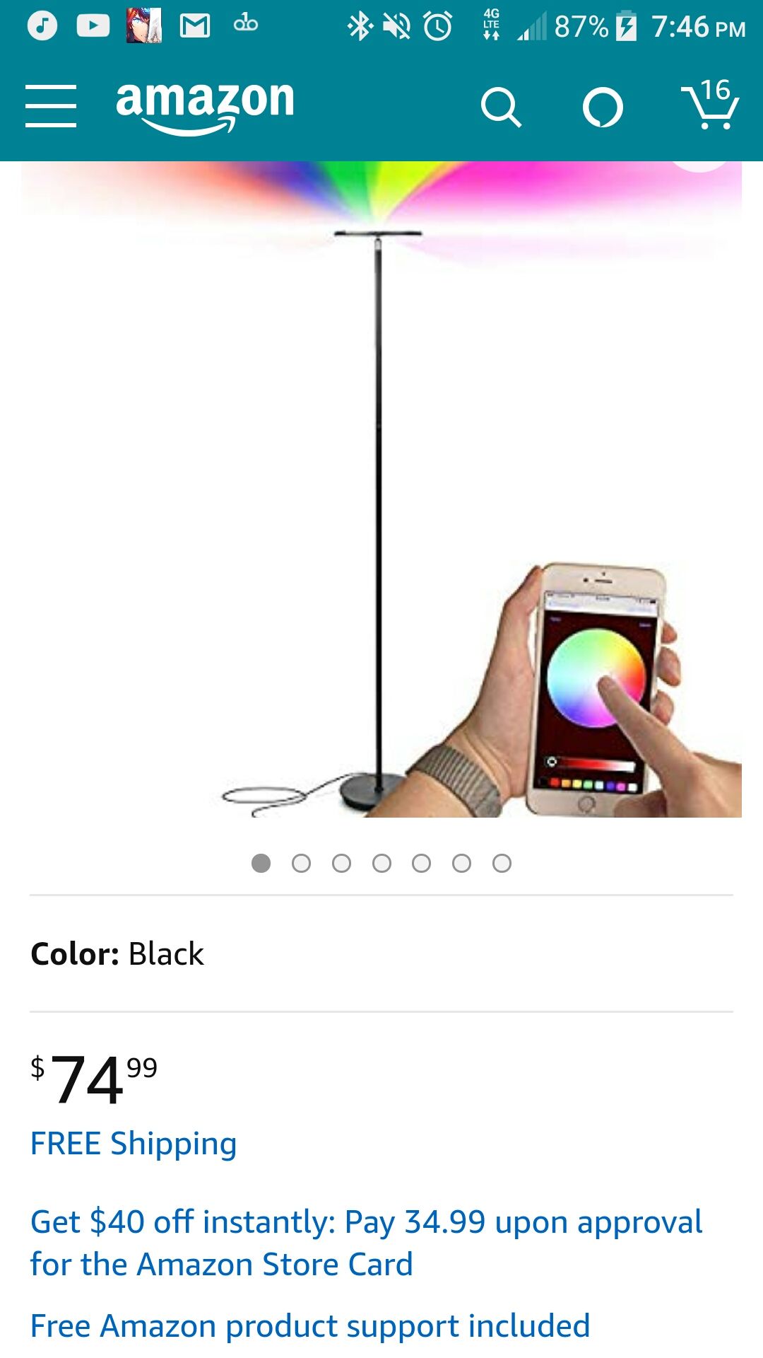 led color changing lamp