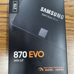 Samsung 2TB SSD 870 EVO