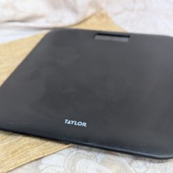 Taylor Digital Bathroom Scale – Black Glass