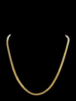 20" 3.5mm gold franco chain #13947