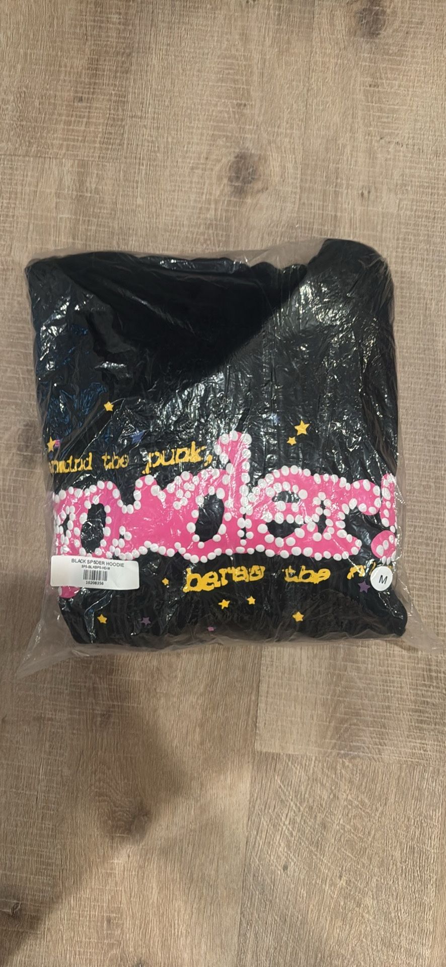 Sp*der Pink OG Hoodie Medium