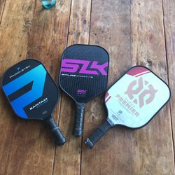 3 Pickelball Racquets For Sale