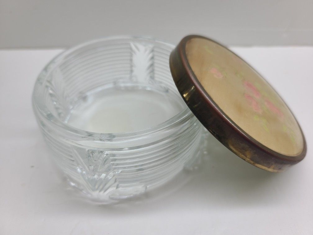 VINTAGE ART DECO MAKEUP/POWDER JAR