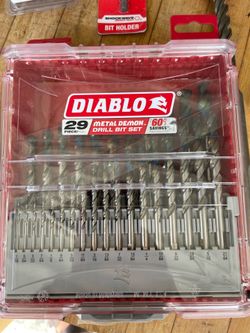Diablo 29 piece drill bit set brand new! Metal demon!!