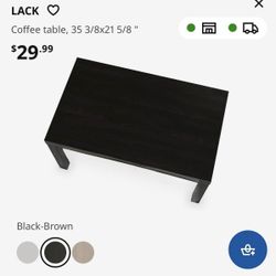 Ikea coffee table
