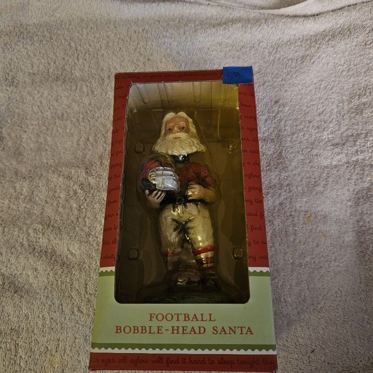 Santa Bobble Head