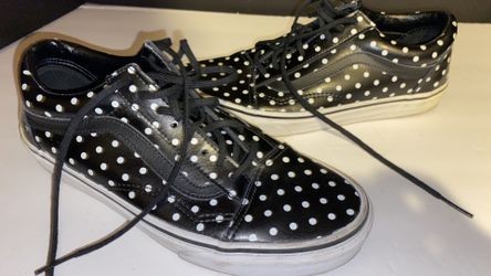 Polka dot vans unisex w size 9 men’s size 7.5