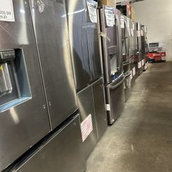 36” Inch Stainless Steel Refrigerators 
