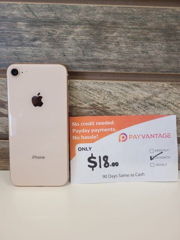 In Box Apple IPhone 8 64gb Unlocked Like New Condition No Defects.
$1 Down NO CREDIT CHECK FINANCING
