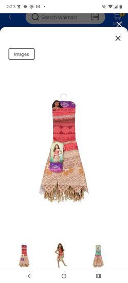 Disney Princess Moana Girls Costume Dress