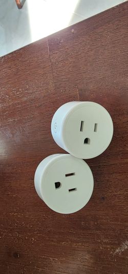 2pcs Wishiot Zigbee Smart Plug Remote Control Outlet Adapter Switch Compatible with Alexa Echo Dot SmartThings Hub Google Home eWeLink Voice Pairing Z