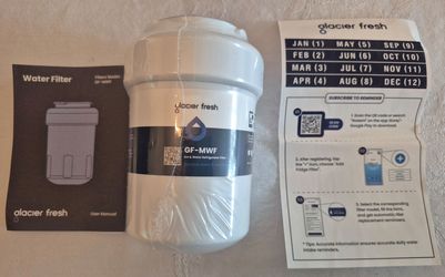 GLACIER FRESH REPLACEMENT GE KENMORE NEW WATER FILTER MWF READ BELOW