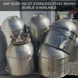 160qt AMF Glen Stainless Steel Mixer Bowl