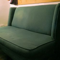 Accent Loveseat Couch - Green