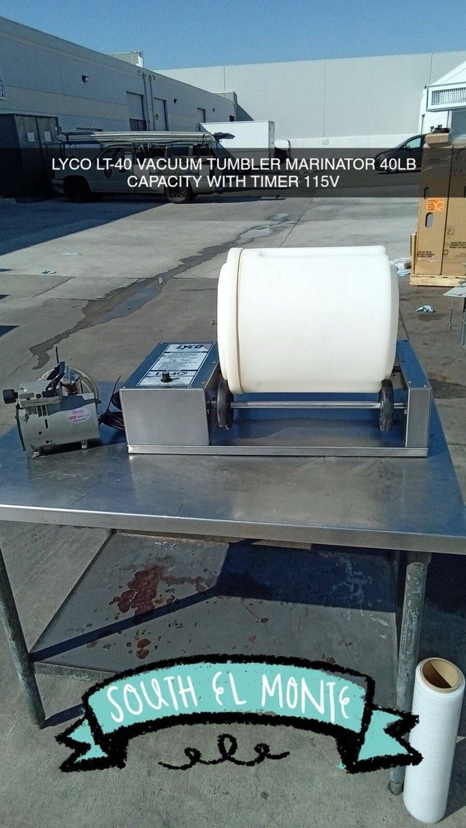LYCO LT-40 VACUUM MARINATOR TUMBLER