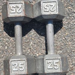 Hexagon Dumbbells-25lbs Cash or Zelle 