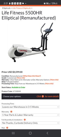 Life Fitness 5500 Elliptical for Sale in Seattle WA OfferUp