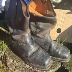 Mens Timberland Composite Toe Pull On Boot Size 9.5