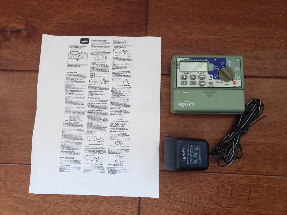Orbit WaterMaster 57161 6 Station Sprinkler System Controller Timer