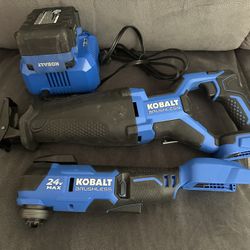 Kobalt Sawzall And Multi Tool Set 