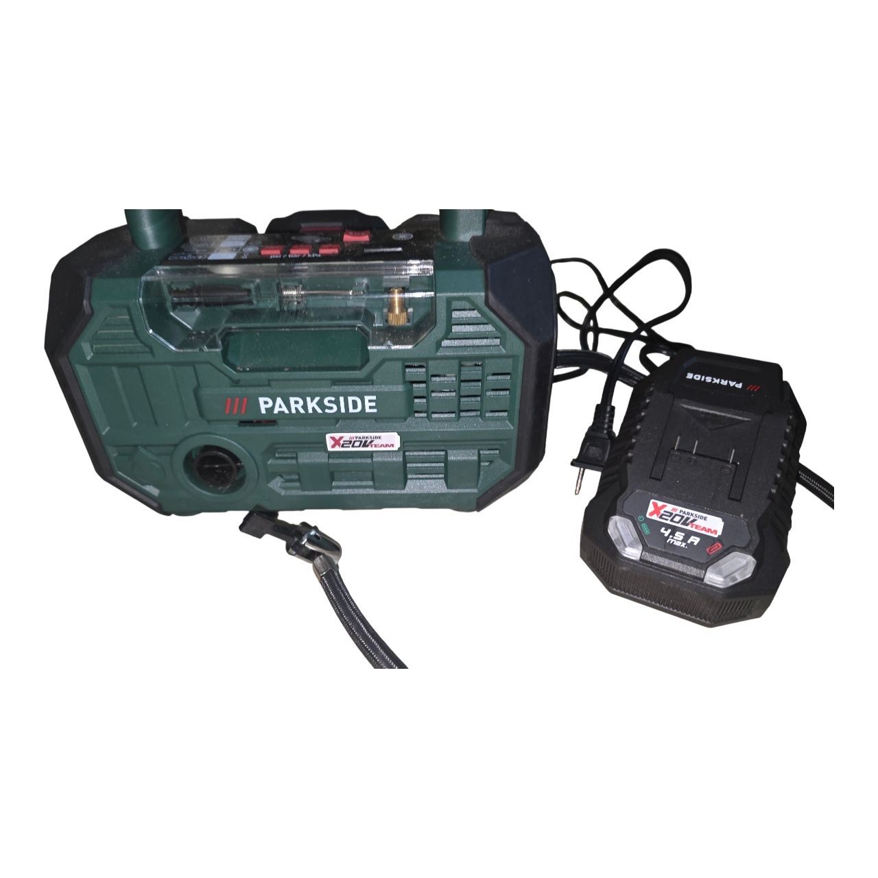Parkside Air Compressor and battery