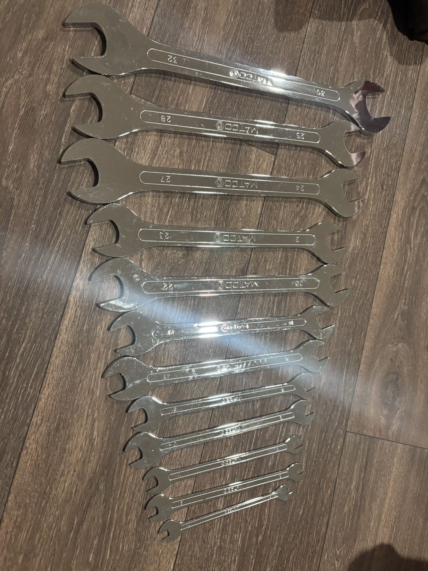 Matco 12 Piece Metric This Mechanics Wrenches.