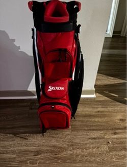 Brand New Srixon Golf Stand Bag Red and Black with Cooler