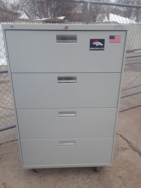 HON 4 DRAWER LATERAL FILE WITH LOCK & KEY for Sale in Denver