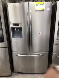 GE 3 door refrigerator