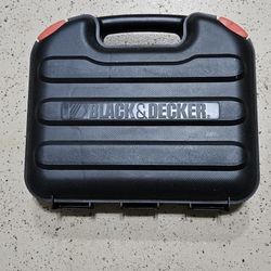 BLACK & DECKER CHARGABLE DRILL + ACCESSORIES 