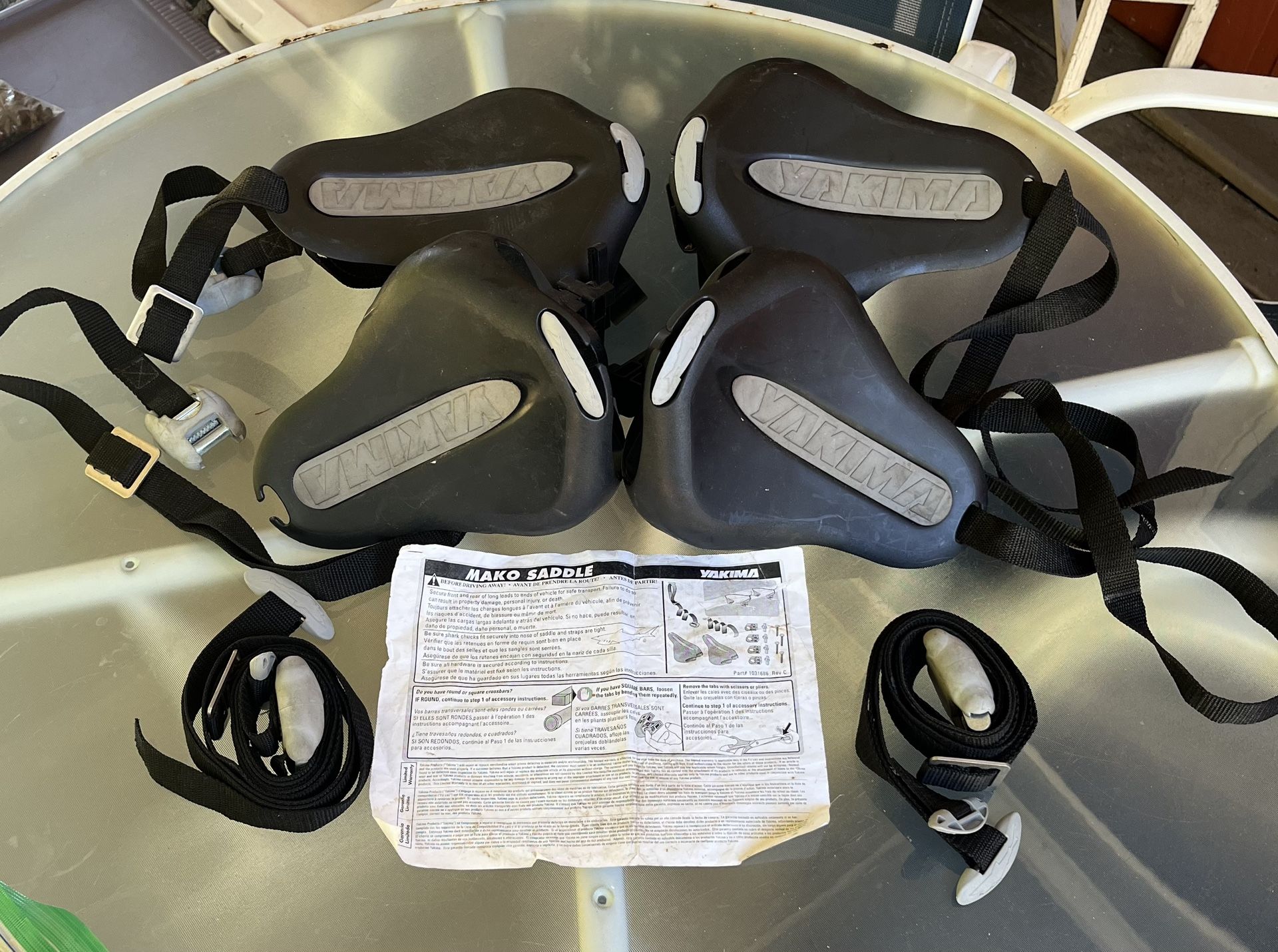 Yakima Mako Kayak Saddles 