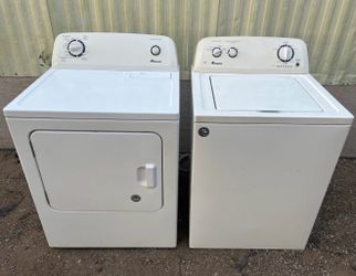 Washer and dryer set Amana whirlpool he both Works perfectly