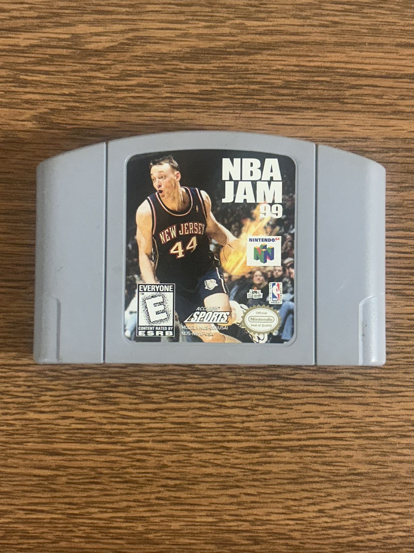 NBA Jam 99 for Nintendo 64 N64 Authentic Cartridge Tested Working