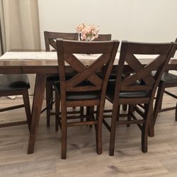 Dining Table With Chairs 7 Piece