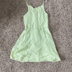 Light Green Mini Dress Size 16