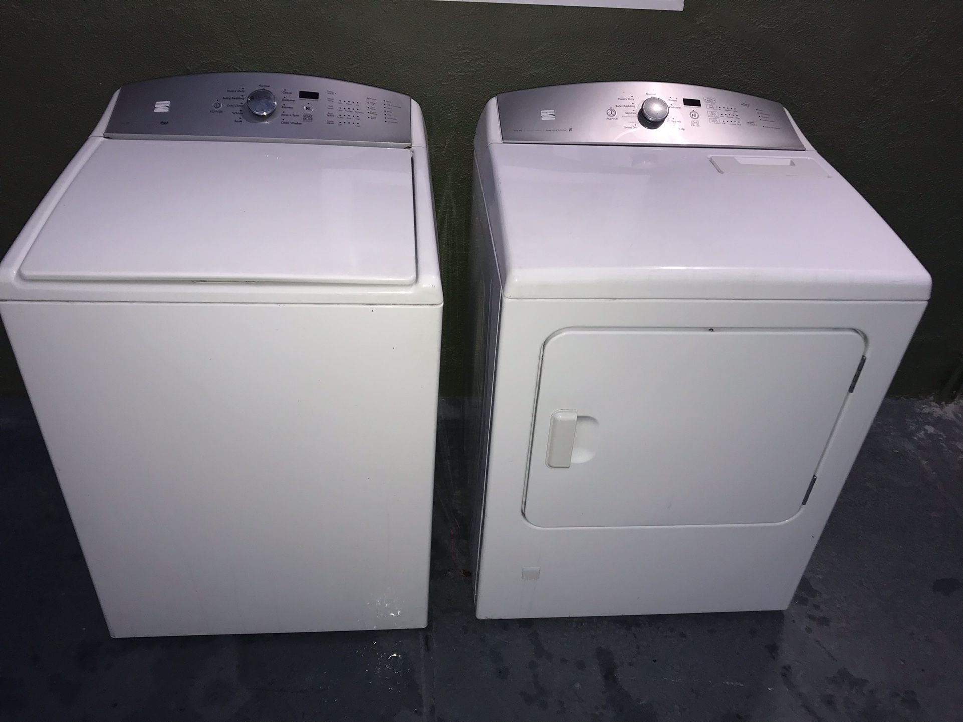Kenmore 600 Series HE Top loading Washer And Dryer set