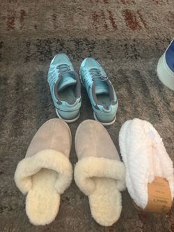 House shoes and sneakers