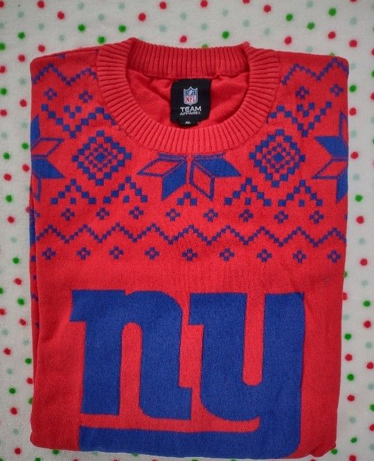 *Brand New* Men's XL New York Giants Ugly Christmas Sweater
