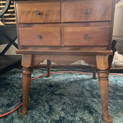Ethan Allen Solid Maple  End Table