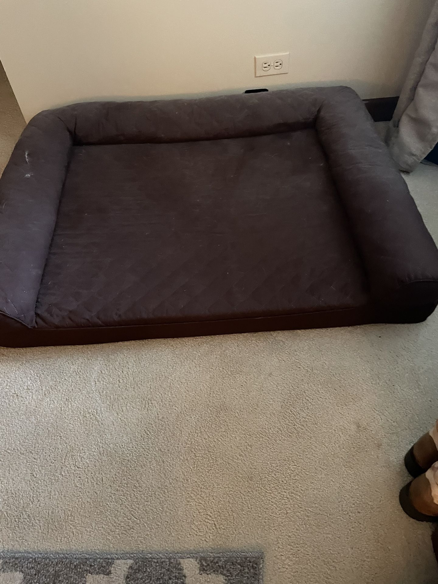 Large Brown Dog Bed