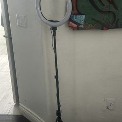 Ring Light With Adjustable Tripod Stand 