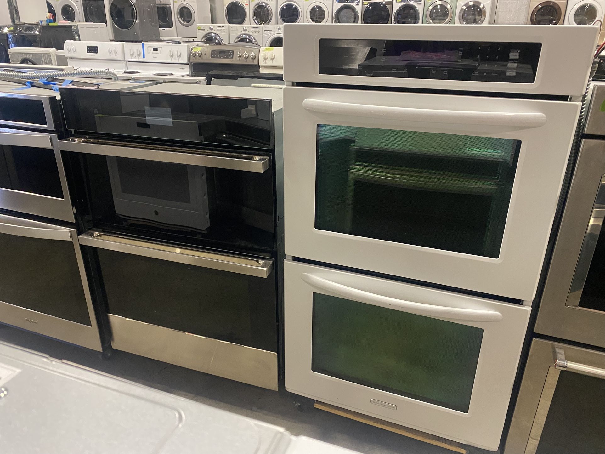 MICROWAVE OVENS COMBO WALL OVENS DOUBLE SINGLE BUILT IN WITH WARRANTY DELIVERY DACOR JENNAIR ETC. READ
