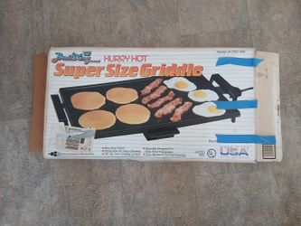 Super size electric griddle