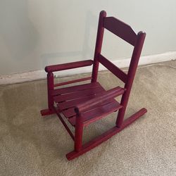 Toddler Wood Rocking Chair