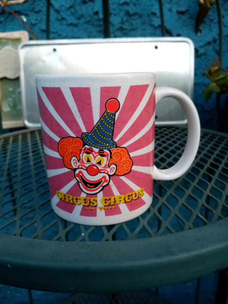 Clown Coffee Cup Circus Circus